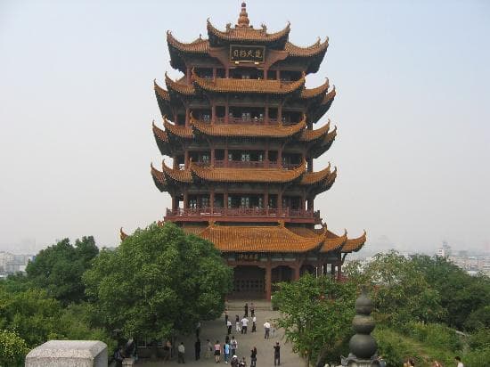 Travel to wuchang (showing Yellow Crane Tower)